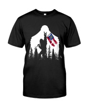 Bigfoot Rock And Roll Georgia Flag Classic T-Shirt front