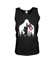 Bigfoot Rock And Roll Georgia Flag Unisex Tank tile