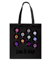 lgbt Love And Vinyl Tote Bag tile