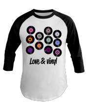 lgbt Love And Vinyl Baseball Tee tile
