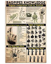 Bagpipes Knowledge 24x36 Poster front
