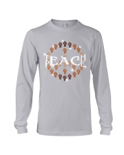 teacher teach peace Long Sleeve Tee tile
