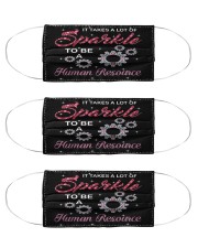 human resource sparkle mas Cloth Face Mask - 3 Pack front