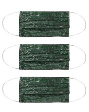 Maths Formula On Chalkboard Cloth Face Mask - 3 Pack front