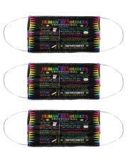 human resources professional inspirational mas Cloth Face Mask - 3 Pack front