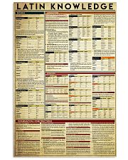 latin-knowledge-grammar 11x17 Poster front