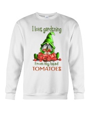 gnomes I love gardening from head tomatoes Crewneck Sweatshirt tile