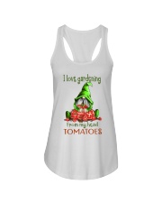 gnomes I love gardening from head tomatoes Ladies Flowy Tank tile