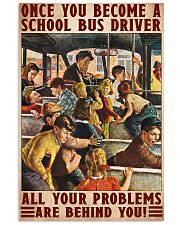 bus driver problem behind you poster 11x17 Poster front