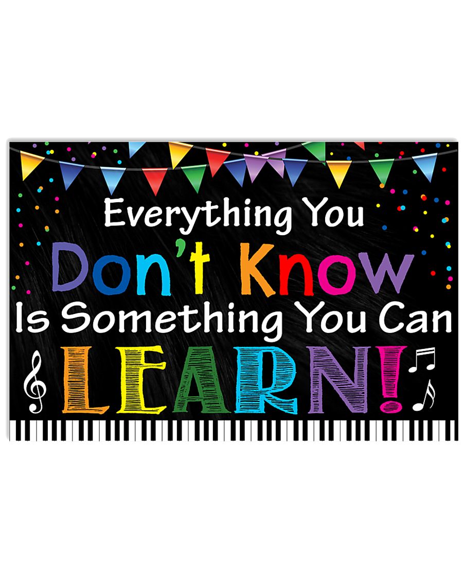 music-teacher-can-learn 17x11 Poster