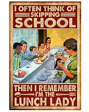 lunch lady skipping poster 11x17 Poster front