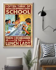 lunch lady skipping poster 11x17 Poster lifestyle-poster-1