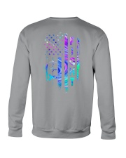 Fight Epilepsy American flag Crewneck Sweatshirt tile