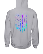 Fight Epilepsy American flag Hooded Sweatshirt tile