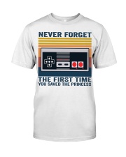 game never forget the first time Classic T-Shirt front