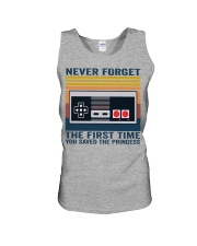 game never forget the first time Unisex Tank tile