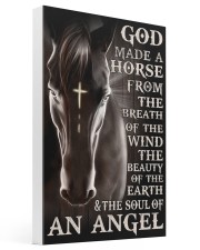 god made a horse from the breath pt lqt nna Gallery Wrapped Canvas Prints tile