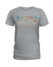 Black Father Happy Father's Day Ladies T-Shirt tile