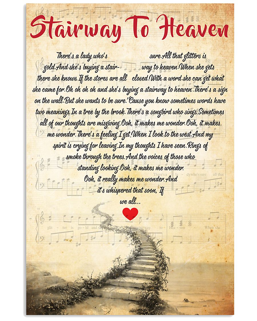 stair heaven 11x17 Poster