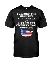 support country live in Classic T-Shirt front