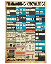Filmmaking knowledge 24x36 Poster front