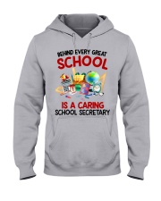 school secretary behind every good school Hooded Sweatshirt tile