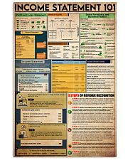 Accounting Statement 101 24x36 Poster front