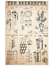 bee keeping pattern 11x17 Poster front