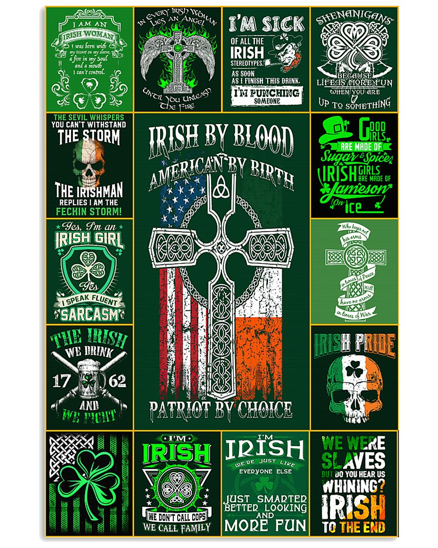 irish by blood poster 11x17 Poster