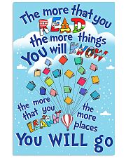 teacher the more that you read 11x17 Poster front