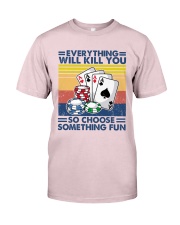 poker something fun Premium Fit Mens Tee tile