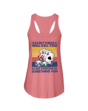 poker something fun Ladies Flowy Tank tile