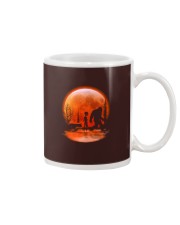 bigfoot alien dog red moon Mug tile