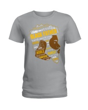 natural black father Ladies T-Shirt tile