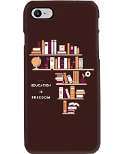 education is freedom by this is africa Phone Case tile