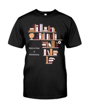education is freedom by this is africa Classic T-Shirt front