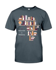 education is freedom by this is africa Classic T-Shirt tile