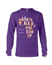 education is freedom by this is africa Long Sleeve Tee tile