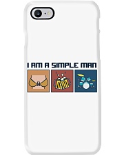 drummer simple man Phone Case tile