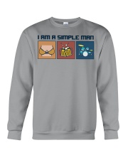 drummer simple man Crewneck Sweatshirt tile