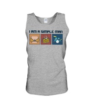 drummer simple man Unisex Tank tile