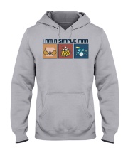 drummer simple man Hooded Sweatshirt tile