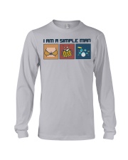 drummer simple man Long Sleeve Tee tile