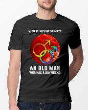 lgbt-never underestimate boyfriend Classic T-Shirt lifestyle-mens-crewneck-front-13