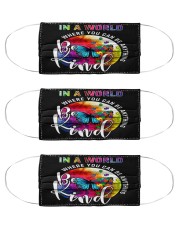 be kind beautiful butterfly autism mas Cloth Face Mask - 3 Pack front