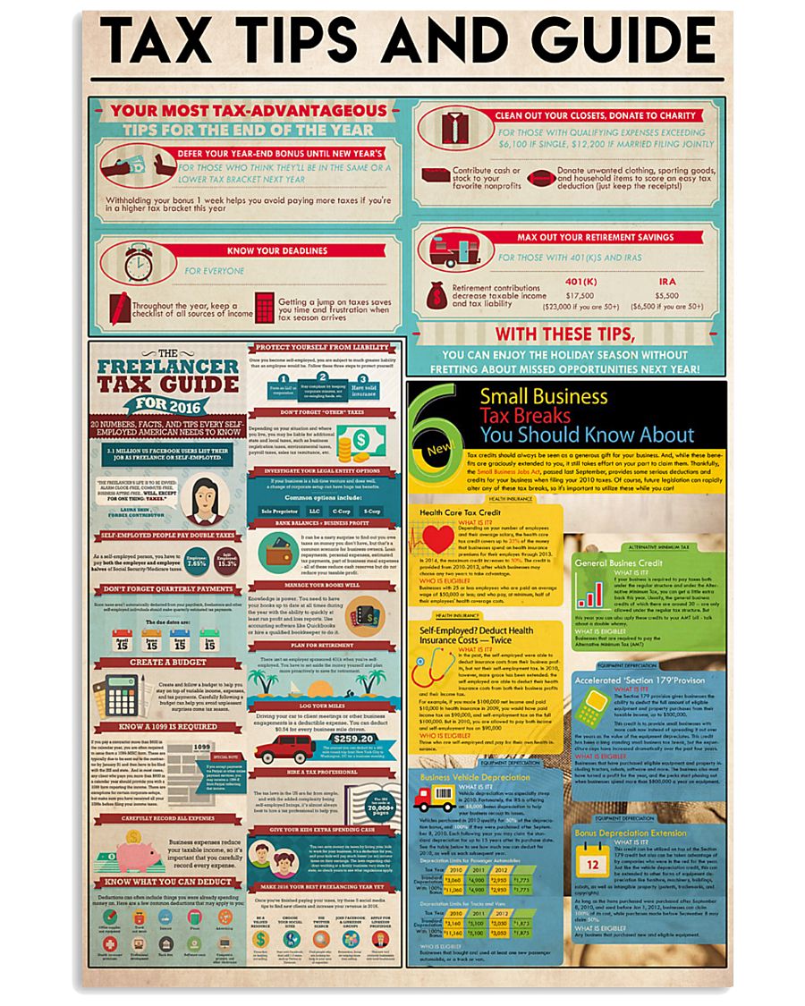 taxation PIT accountant 24x36 Poster