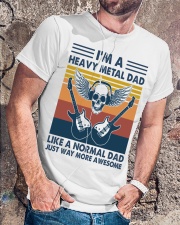 Heavy Metal Guitar Dad Classic T-Shirt lifestyle-mens-crewneck-front-4