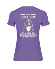 july guy devil inside Premium Fit Ladies Tee tile