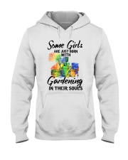 gardening in their souls girls Hooded Sweatshirt tile