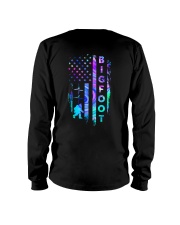 bigfoot neon us flag front Long Sleeve Tee tile